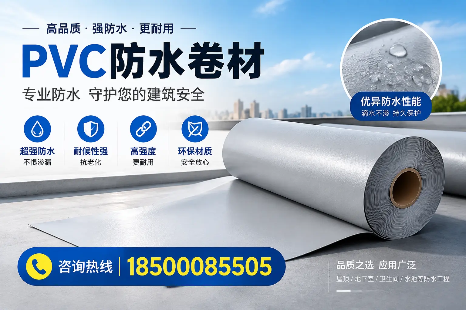 乐山地区pvc防水卷材的市场现状与发展趋势